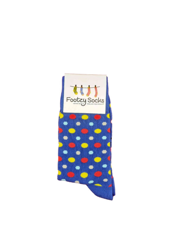 Footzy Socks Dots label front