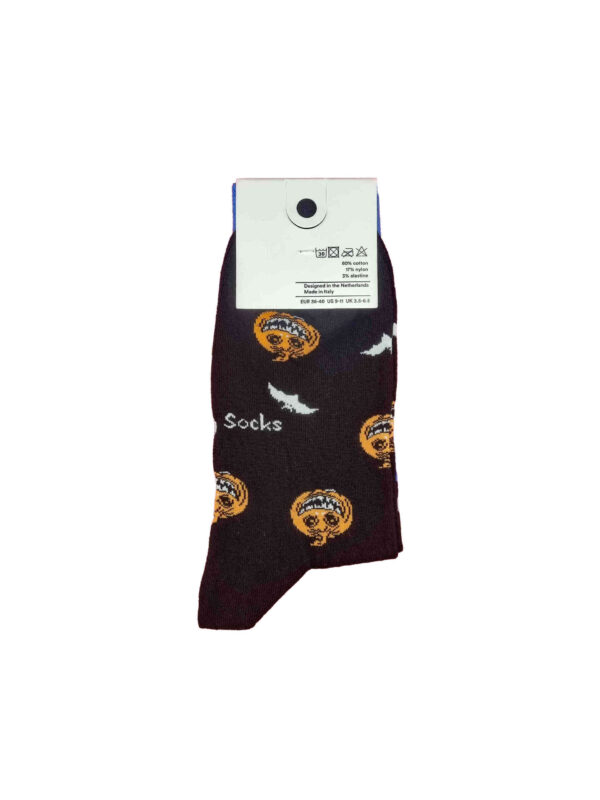 Footzy Socks Halloween Socks label back